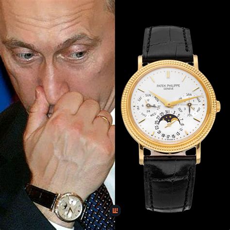 patek philippe putin watch|vladimir putin luxury watch.